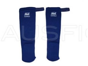 Muay Thai Fighting Amateur Shin Guards : Blue